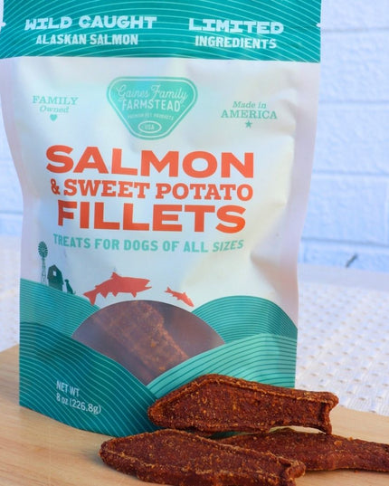 Salmon and Sweet Potato Fillets