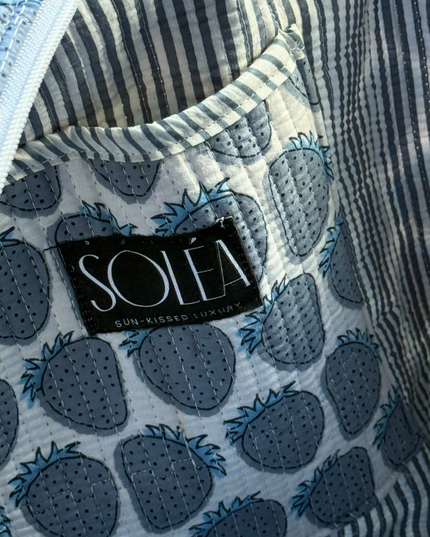 Soléa Cotton Strawberries Tote