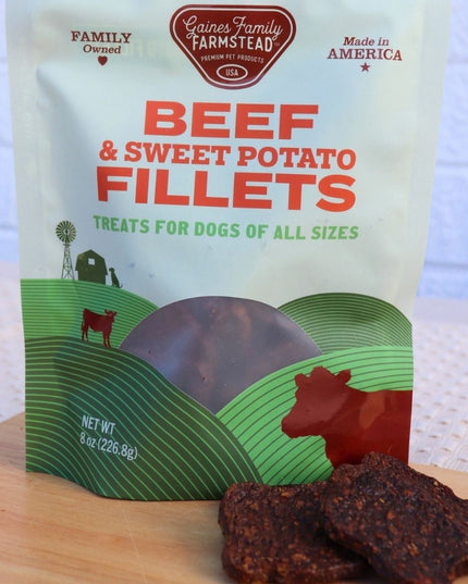 Beef and Sweet Potato Fillets