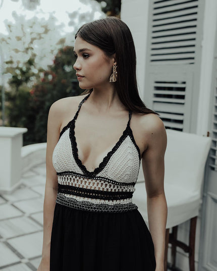 Rey Lace Dress — Black
