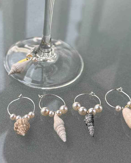 Seashell Wine Glass Charms