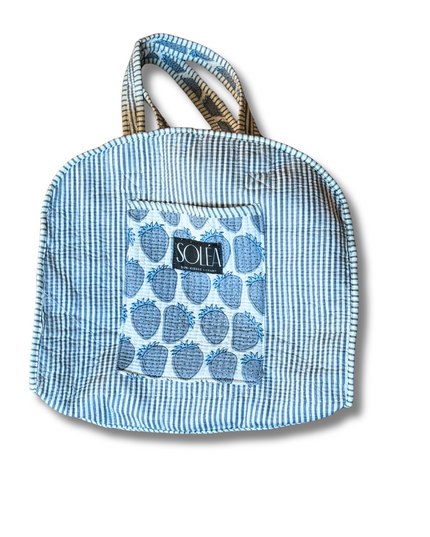 Soléa Cotton Strawberries Tote