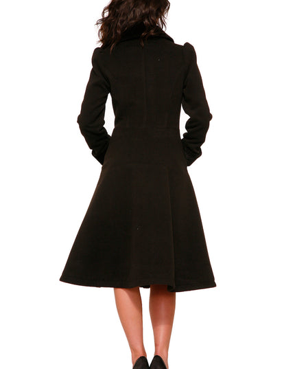 4040 Black Swing Coat