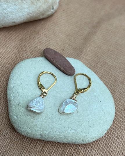 CLIFF PEARL EARRINGS