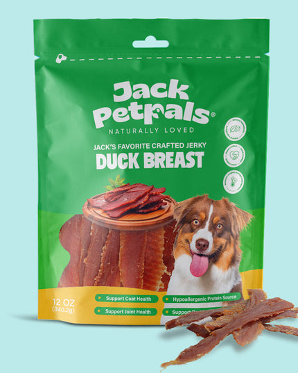 Jack PetPals Handcrafted Jerky Duck Breast Dog Treats (12oz)