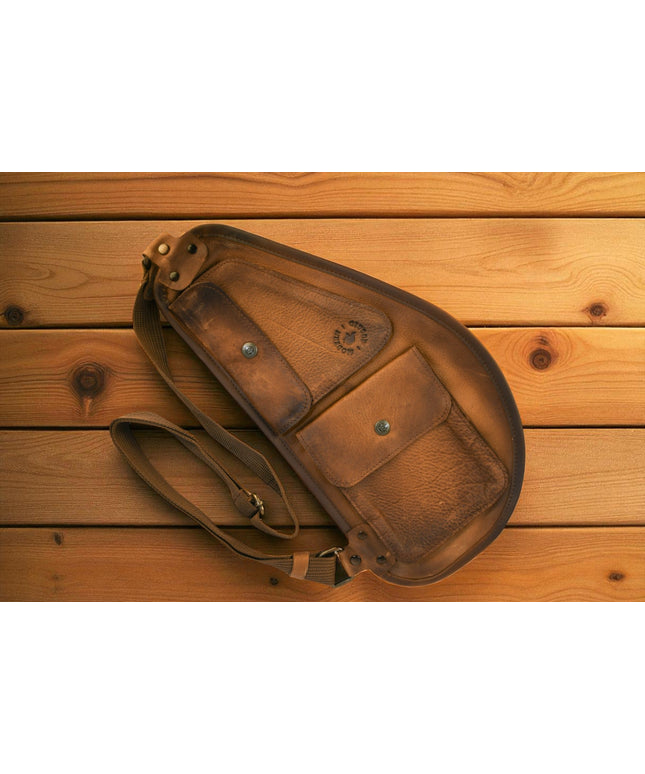 Bovine Leather Slim Sling - Tan