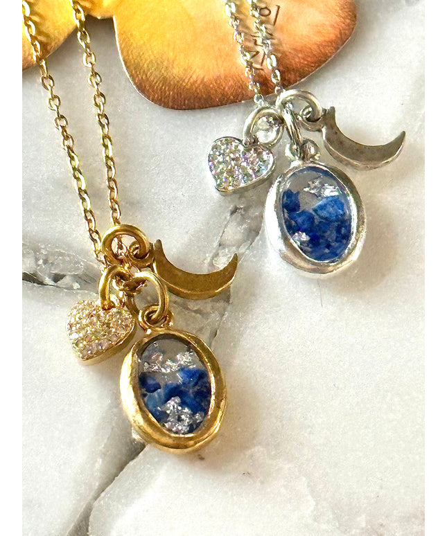 Gemstone Charm Necklace