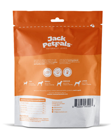 Jack PetPals Handcrafted Jerky Chicken Breast Dog Treats (12oz)