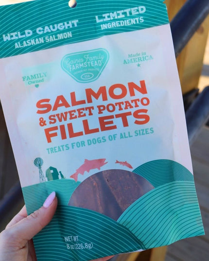 Salmon and Sweet Potato Fillets