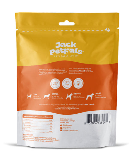 Jack PetPals Crafted Bite Chicken Sweet Potato Dog Treats (12oz)