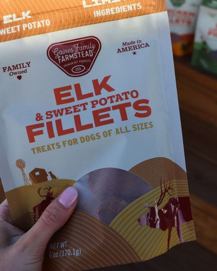 Elk and Sweet Potato Fillets