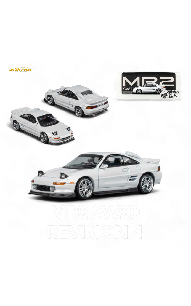 Microturbo Toyota MR-2 SW20 Revision 4 V2 – White 1:64