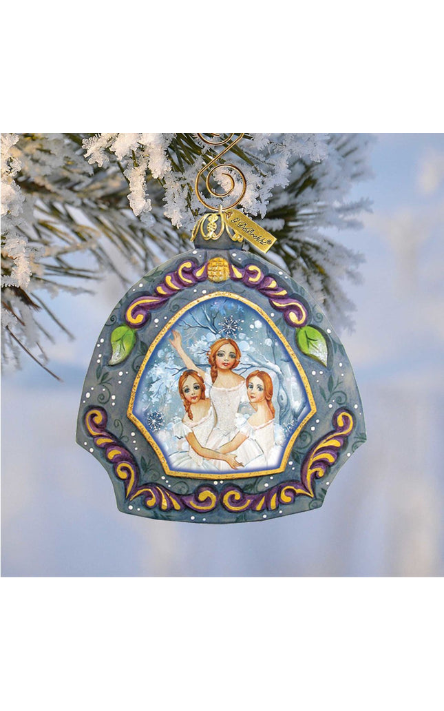 Nutcracker's Fairies Sculpted Hand-Painted Christmas Ornament by G. DeBrekht - Christmas Décor - 6102831