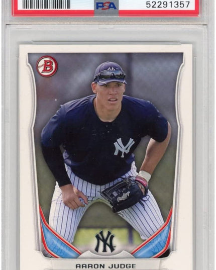 Graded 2014 Topps Bowman Draft Picks Aaron Judge #TP39 Top Prospects Rookie RC Baseball Card PSA 10 Gem Mint