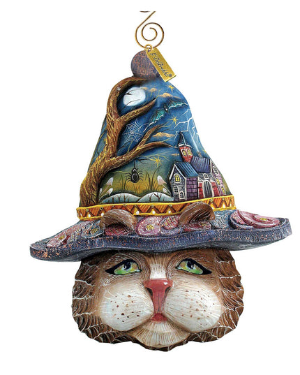 Halloween Cat Sculpted Ornament by G. DeBrekht - 621146
