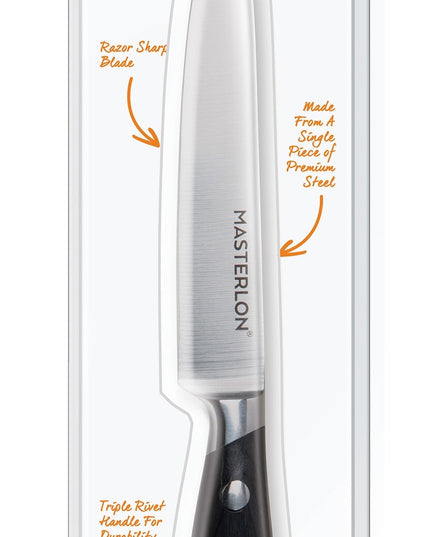 MASTERPAN Slicer Knife With Stainless Steel blade & Cover, 8" (20cm)
