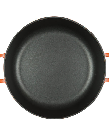 MASTERPAN Nonstick Dutch Casserole, Orange 3 Qt. 11" (28cm)