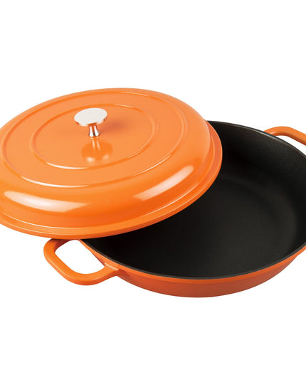 MASTERPAN Nonstick Dutch Casserole, Orange 3 Qt. 11" (28cm)