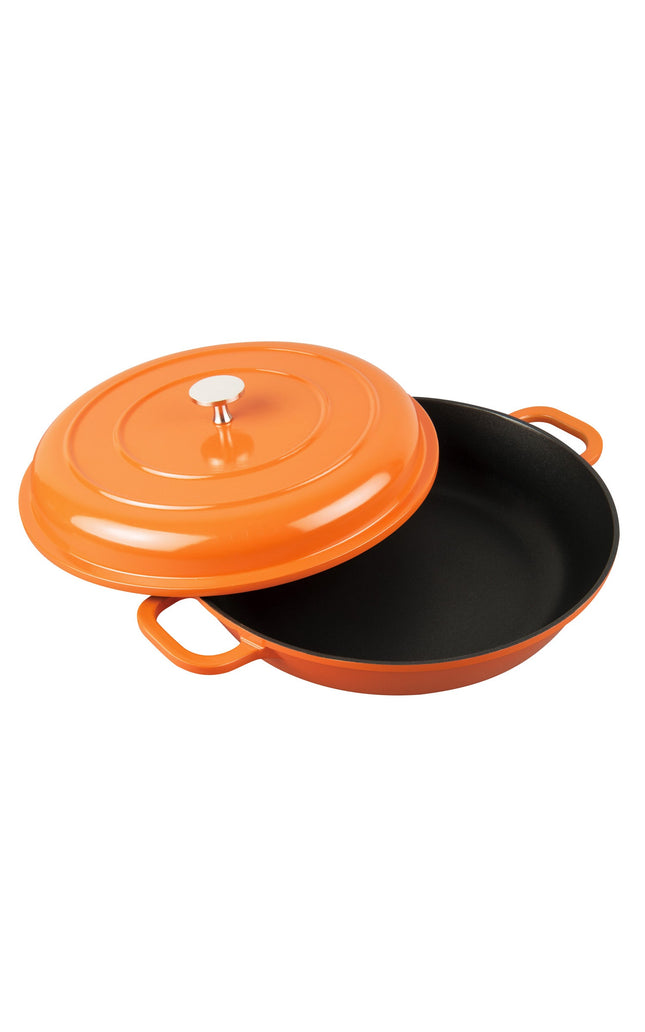 MASTERPAN Nonstick Dutch Casserole, Orange 3 Qt. 11" (28cm)