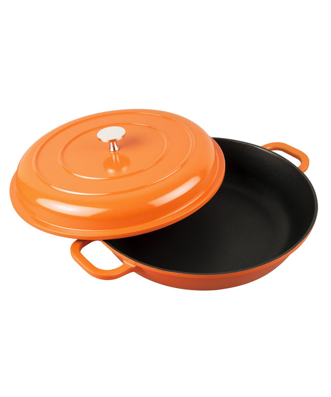MASTERPAN Nonstick Dutch Casserole, Orange 3 Qt. 11" (28cm)