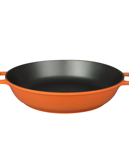 MASTERPAN Nonstick Dutch Casserole, Orange 3 Qt. 11" (28cm)