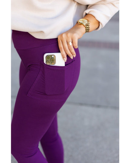 Ready to Ship | The Kinsley Purple Full Length Leggings