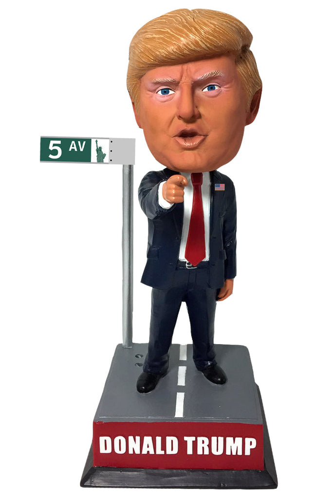 Donald Trump 5th Avenue Talking Bobblehead
