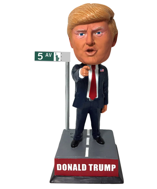 Donald Trump 5th Avenue Talking Bobblehead