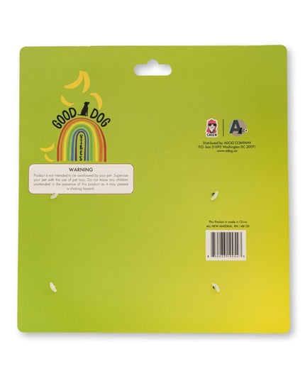 Avocado & Banana Plush Dog Toy Gift Set – with Squeaker & Crinkle Paper for Fun Play