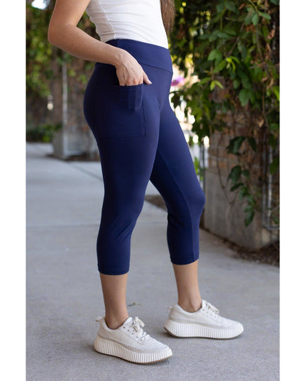 Ready to Ship  |  The Nova - Navy CAPRI with Pocket