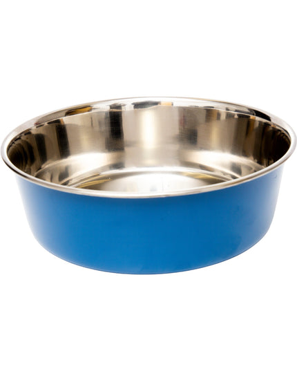 Country Living Set of 2 Heavy Gauge Stainless Steel Dog Bowls - Perfect for Food & Water