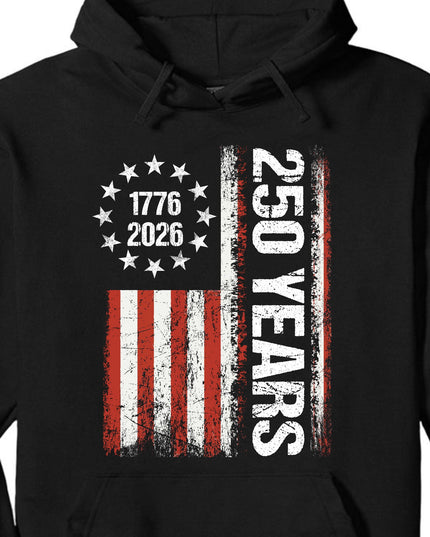 Happy 250 Years Birthday USA Shirt | Patriotic 4th of July 1776–2026 T-Shirt | America 250th Anniversary | Independence Day Shirt 682486