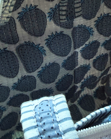 Soléa Cotton Strawberries Tote