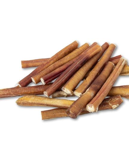 All-Natural Beef Bully Stick Dog Treats, High Protein & Long-Lasting Chews – 6-Inch Thick (25/case)