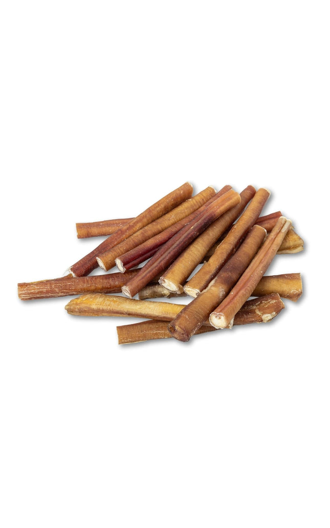 All-Natural Beef Bully Stick Dog Treats, High Protein & Long-Lasting Chews – 6-Inch Thick (25/case)