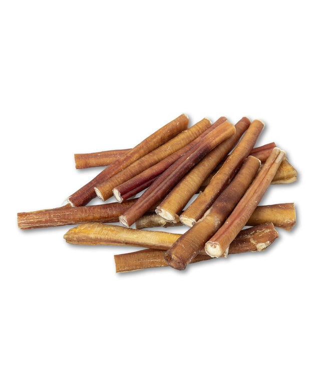 All-Natural Beef Bully Stick Dog Treats, High Protein & Long-Lasting Chews – 6-Inch Thick (25/case)
