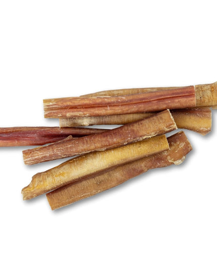 All-Natural Beef Bully Stick Dog Treats, High Protein & Long-Lasting Chews – 6-Inch Thick (25/case)