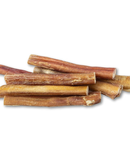 All-Natural Beef Bully Stick Dog Treats, High Protein & Long-Lasting Chews – 6-Inch Thick (25/case)