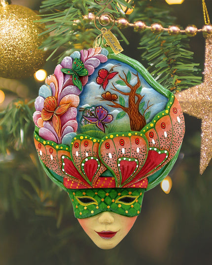 Carnival Mask Sculpted Ornament by G. DeBrekht - 621144