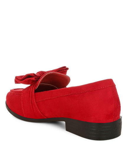 Havisham Bow Accent Heeled Loafers