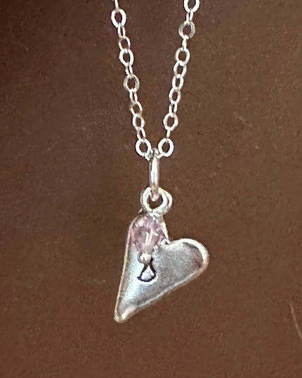 Jenna Heart Gold Necklace