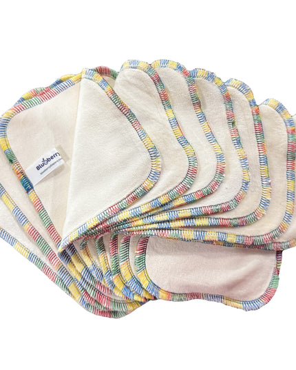 Organic Bamboo Velour Wipes - 10-pack