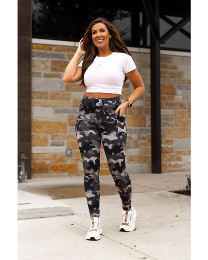 Ready to Ship | Charlie Camo FULL Length Leggings  - Luxe Leggings by Julia Rose®