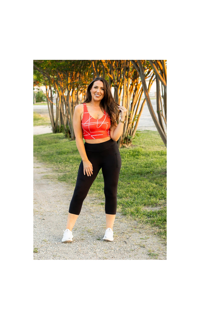 Ready to Ship | The Cassandra - Black CAPRI with POCKETS