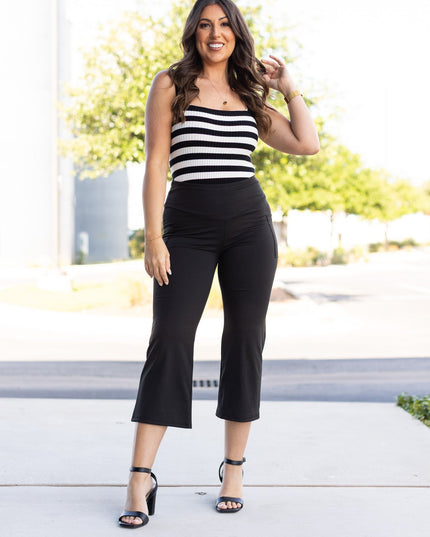 Ready to Ship |  The Faith - Tummy Control High Waisted Guacho Pants