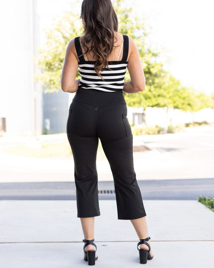 Ready to Ship |  The Faith - Tummy Control High Waisted Guacho Pants