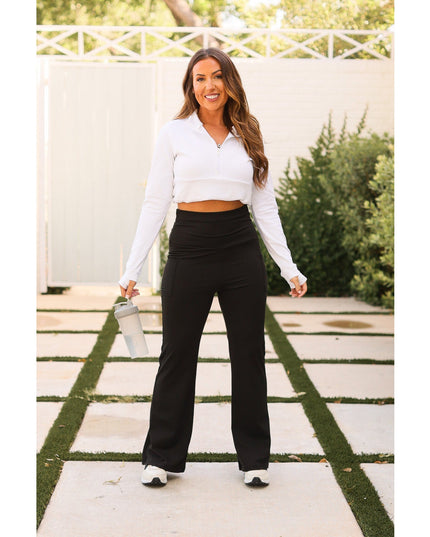 Ready to Ship | The Deluxe Paige Fold-over, Sculpting Leggings - Luxe Leggings by Julia Rose®