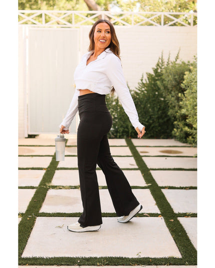 Ready to Ship | The Deluxe Paige Fold-over, Sculpting Leggings - Luxe Leggings by Julia Rose®