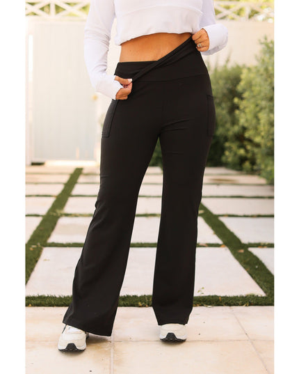 Ready to Ship | The Deluxe Paige Fold-over, Sculpting Leggings - Luxe Leggings by Julia Rose®