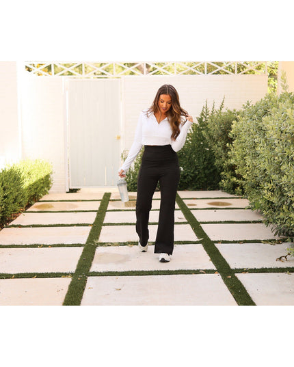 Ready to Ship | The Deluxe Paige Fold-over, Sculpting Leggings - Luxe Leggings by Julia Rose®